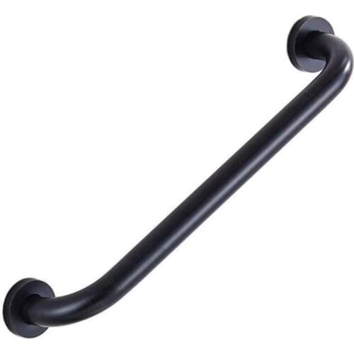 Wall Mounted Brass Construction Anti-Slip Handgrip Bathroom Black Grab Bar Rail Oil Rubbed Safety Support for Shower sauna