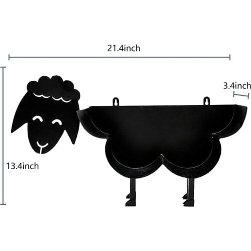 Black Sheep Wall-Mount Toilet Paper Roll Holder Novelty Free Standing Toilet Roll Tissue Paper Storage Stand Kitchen Tool