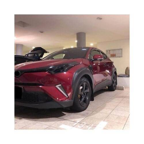 Unpainted Fender Flares Wheel Arch 6pcs For Toyota C-HR 2016 2017 2018