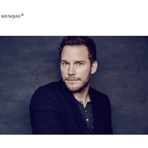 Chris Pratt Poster Print Silk Fabric Print Poster Print Cloth Fabric Wall Poster Custom Satin Poster 40X60cm,50X75cm,60X90cm