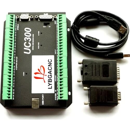 Mach3 Ethernet Control Card EC300 EC500 UC300 3/4/5 Axis Motion Controller Breakout Board for Cnc Router Machine Lathe