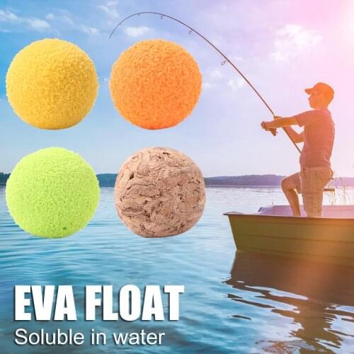 Hot Sale Fishing Lures Delicate Design 15pcs Carp Fishing Bait Foam Up Boilies Artificial Hair Rig Hookbait Tackle