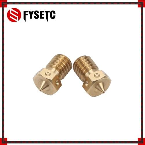 2pcs Super Quality 3D Printer Nozzle V6 Nozzles For 3D Printers Hotend 3D Nozzle E3D Nozzles Titan J-head Extruder 1.75mm Fila