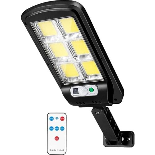 Led Solar Street Lights Outdoor Wireless Solar Flood Light Motion Sensor Security Light 3 Modes for Garden Deck Fence Patio Path