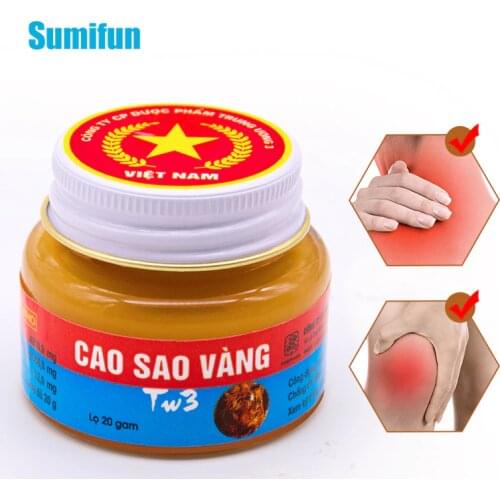 1pcs 100% Original Vietnam Rheumatism Cream Star Red Tiger Balm Ointment Arthritis Joint Body Pain Relieving Oil P0047