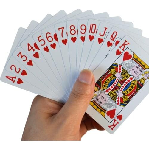 100% PVC New Pattern Plastic Waterproof Adult Playing Cards Game Poker Cards Board Games 58*88mm Cards