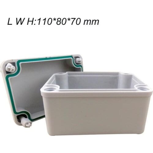 110*80*70mm 1 pcs project box plastic desk-top electronic ABS Enclosure Instrument Case waterproof IP67 housing case