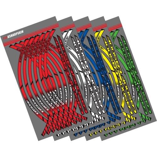 12X Motorcycle outer Rim sticker stripe wheel accessories Decorative reflective decals Suitable for HONDA CB500F cb 500f