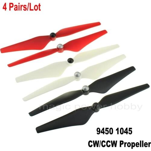 4Pairs 8pieces/lot High Effiency Upgraded 9450 1045 Self-locking Propellers for Quadcopter Multicopter