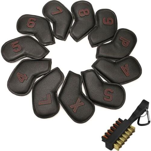 New-11PCS Golf Iron Head Covers Iron Headovers Wedges Covers 4-9 ASPX,Golf Club Head Covers
