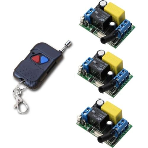Wireless Remote Control Switch AC220V 1CH Relay Receiver Transmitter Remote Control ; 315Mhz Smart Home