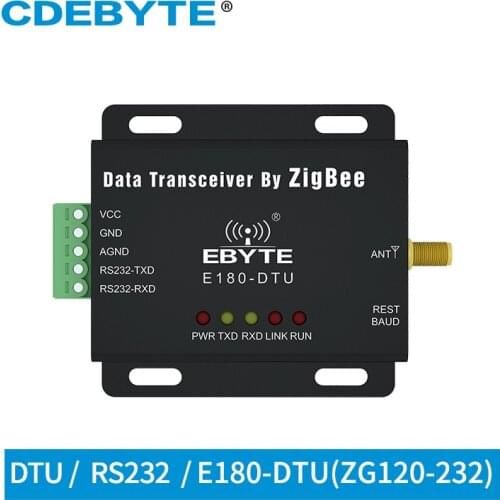 E180-DTU(ZG120-232) ZigBee 3.0 Ad Hoc Networking RS232 IoT Wireless Transceiver Radio Modem