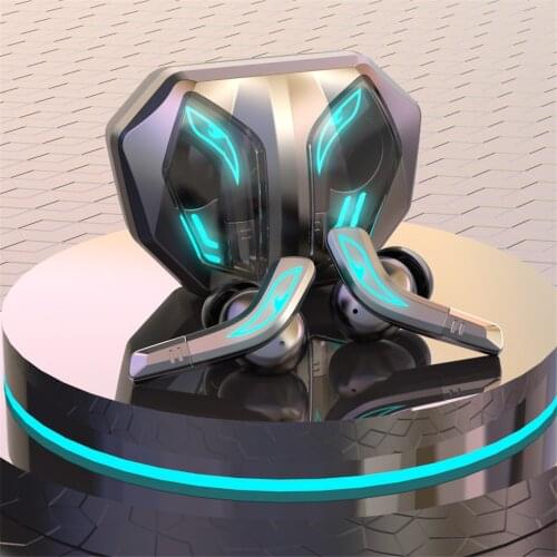 TWS Gaming Headsets Noise Cancelling Earbuds Mini Wireless Bluetooth Earphone Low Latency For Smart Phones iOS Android Windows