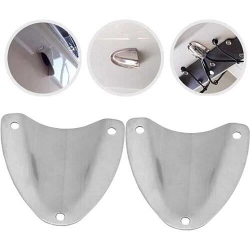 4 Pcs Boat Clam Shell Vent Hose Cable Cover For Sailing Ship Marine Yacht 316 Stainless Steel Boat Marine Accessories 4x4.5cm
