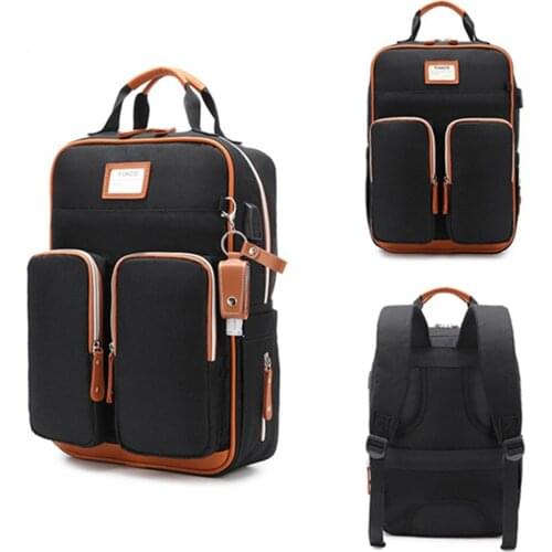 Fashion Mummy Maternity Diaper Bag Backpack USB Large Capacity Travel Nappy Backpack Nursing Bag for Baby Care Women Handbag