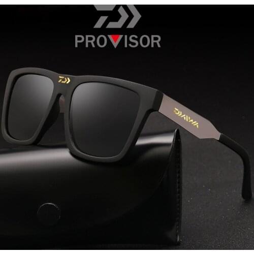 2020 Daiwa Man Fishing Polarized Sunglasses Retro Box Driving Sunglasses Classic Sunglasses DAWA Fishing Sunglasses Send box