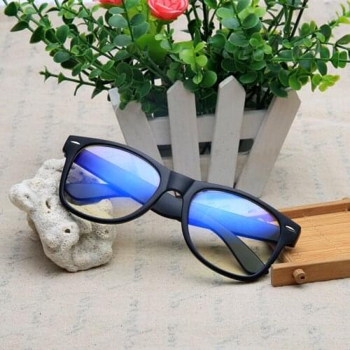 Glasses for The Computer Oculos De Grau Spectacle Frame for Men Women Transparent Eyeglasses Blue Coating Antireflective Anti UV