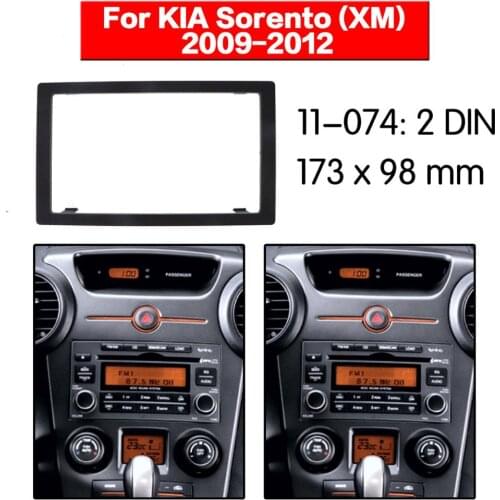 Stereo Panel Plate Car Radio Fascia Surround For KIA Carens 2006-2012 Rondo 2007-2012 DVD Refitting Frame Dash Kit