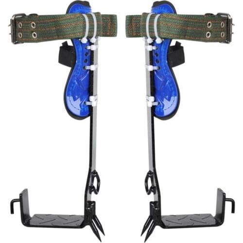 ProfessionaTree Climbing Tool Pole Climbing Spikes With Safety Strap Picking Iron Shoes 304 Stainless Steel Climbing Tree Shoes