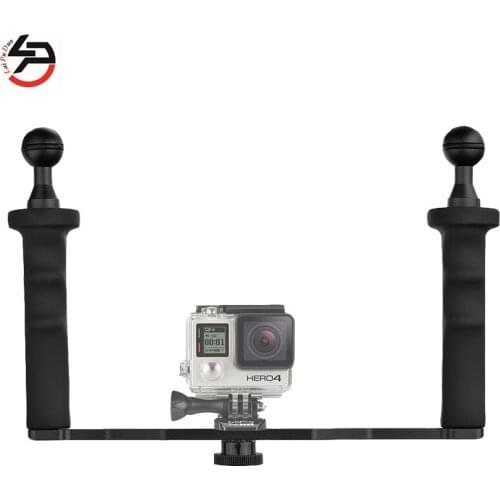 LPD Xiaomi yi 4K SJCAM SJ4000 Tripod for Nikon Camera handheld stabilizer for dome port & gopro Hero 4s/4/3/2/1