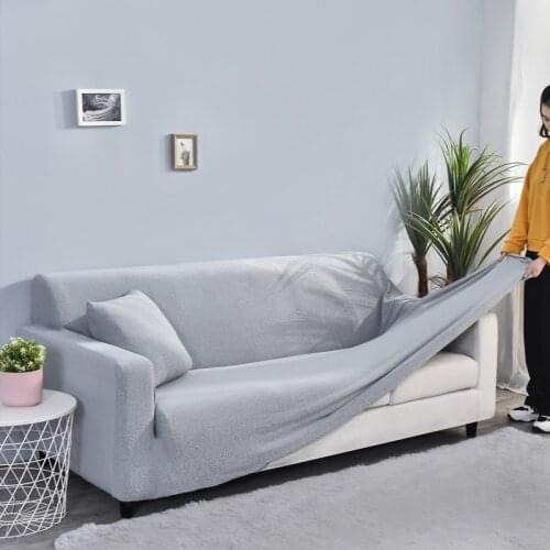 Thickened Waterproof Sofa Cover for Living Room Armchair Covers 1/2/3/4 Seater Corner Couch Slipcover
