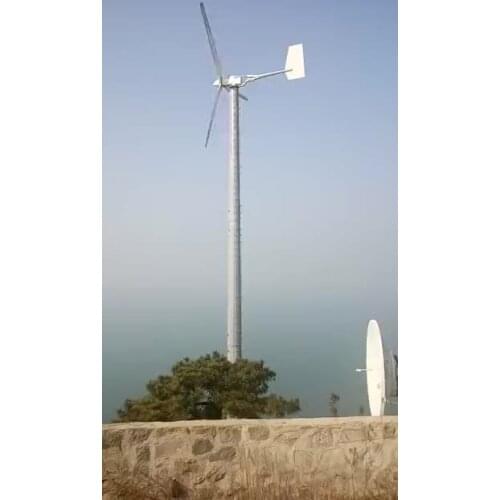 Factory Supply 6 Blades Green Windmill Generator Wind Turbine