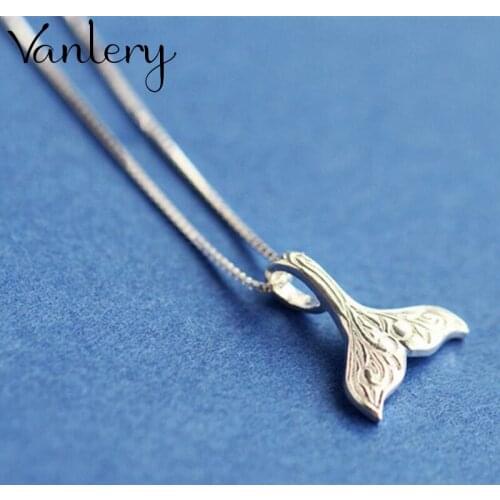 Fashion Long Mermaid Tail Fish Necklace Pendant For Women Choker Necklaces Holiday Beach Statement Boho Jewelry 2021