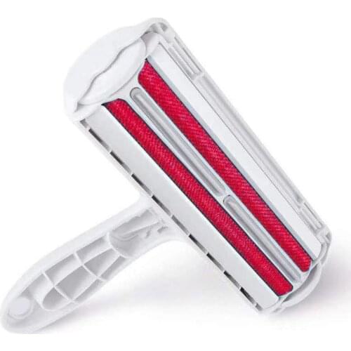 2-Way Pet Hair Remover Pet Hair Remover Roller Dog Cat Comb Self-Cleaning Lint Hair Removing Brush for Furniture Carpet Clothing