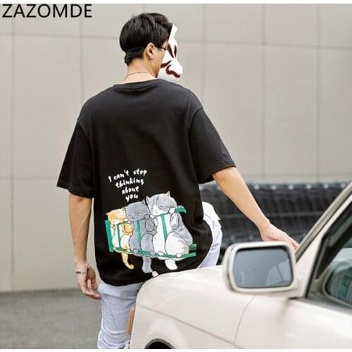 ZAZOMDE 2021 Hot Cotton Clothes Women Men Lovers Casual Tops Short Sleeve T-shirts For Couples Matching Clothes Cotton Tee Shir