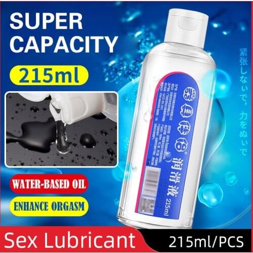 215ML Water Based Lubricants Easy to Clean Lubricants for Sex Gay Anal Oral Sex Lubricant Vaginal Massage Oil Silicone Grease