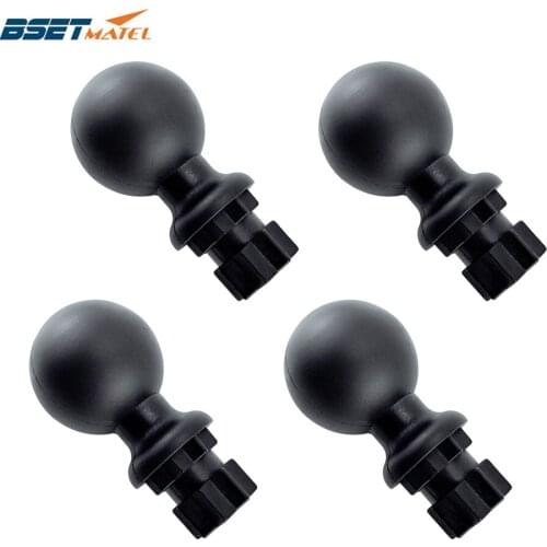 4PCS Nylon Kayak Ram Mount Base Track Mounting Base for Ram Fishing Rod Rack Pole Holder Kayak Canoe Boat Sailboats Accessories