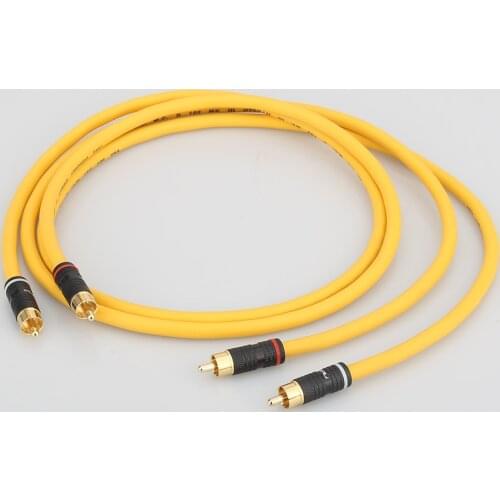 A11 Hifi audio D102MKIII Silver plated RCA cable