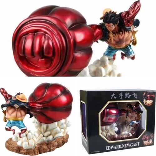 Anime One Piece Gear 4 Luffy Action Figure Monkey D Luffy Gear Four PVC 20CM Figurine Collectible Model Toy Doll