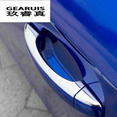 Car styling trim door handles cover stainless steel sticker Exterior decoration For Audi A3 8V A4 B8 Q3 Q5 2009-2016 Accessories