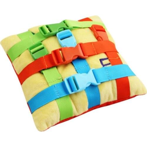 1set Baby Basic Life Skill Training Kids Early Educational Color Matching toys Birthday Montessori Buckle Baby Montessori Toys