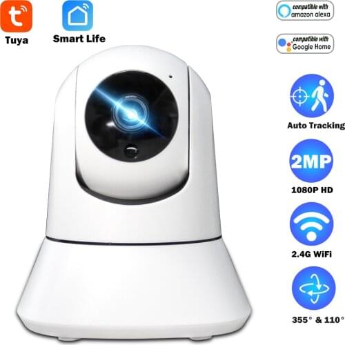 Tuya 1080P Mini IP Camera WiFi Baby Monitor CCTV Camera Indoor Remote Access Smart Home Security Surveillance Two Way Audio P2P