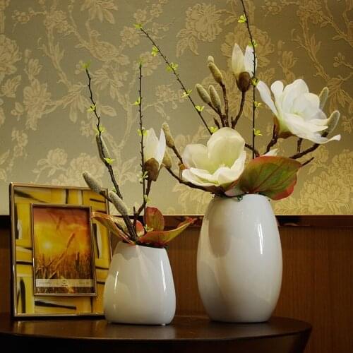 Chinese imitation flower Magnolia suit artificial flower ornament bouquet plastic flower indoor living room decoration