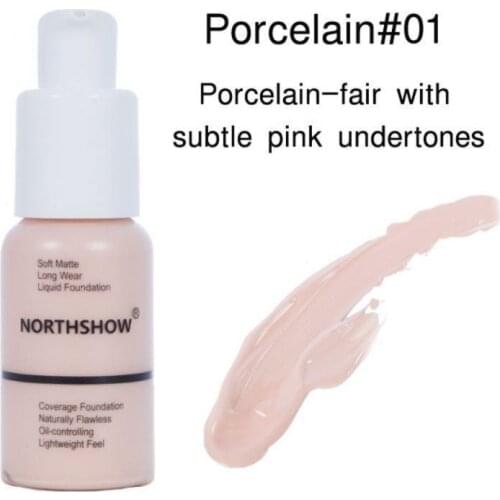 30ml Matte Long Lasting Foundation Concealer Whitening Makeup Cosmetic Waterproof Brighten Face Base Tone Oil Control Primer