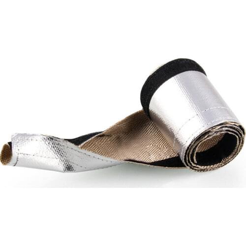 1M Metal Heat Shield Sleeve Insulated Wire Hose Cover Wrap Loom Tube Thermal Insulated Sleeve Wire Cover 12mm Car Accessories