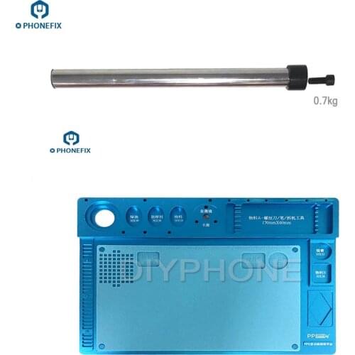 Microscope Fixed Base Integrated Microscope Aluminum Alloy Pad for Phone PCB Soldering Repair Pad With Welding Workbench Rubber