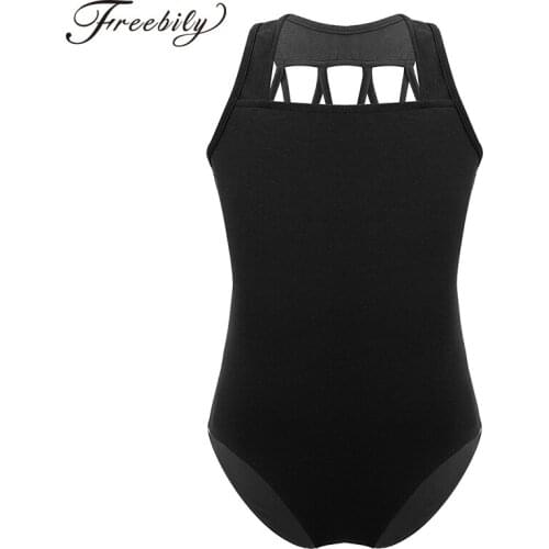 Cute Child Stretchy M-Straps Back Professional Ballet Dance Leotard Girls Gymnastics Leotard Kids Ballerina Bodysuit Dance Wear
