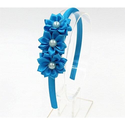 Cute Hairband Pearl Flower Hair Band Kids Beautiful Headband Princess Headwear Girls Hair Accessories