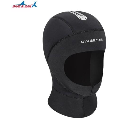 New 3MM 5MM SCR Neoprene Scuba Diving Hat Snorkeling Neck Hood Waterproof Warm Spearfishing High Elasticity Swimming Cap