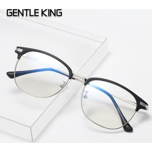 GENTLE KING Computer Glasses For Men Anti Blue Light Blocking Glasses Radiation Protection Gaming Eyeglass Anti Blue Rays TR90