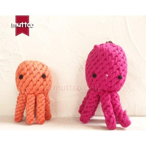 Wholesale high quality cute 2 designs octopus dog pet toy clean teeth cotton rope toy dog rope toy DRT-030