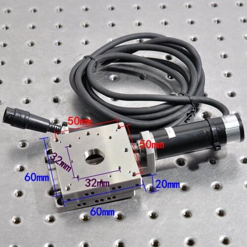 Y-axis CHUO SEIKI electric precision fine-tuning displacement sliding table with electric micrometer MAS-D23R10 steel 60mm