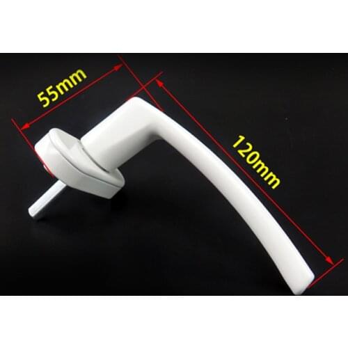Durable Zinc Alloy White Espagnolette Window Handle UPVC Casement Window Handles Replacement Hardware Door Handles