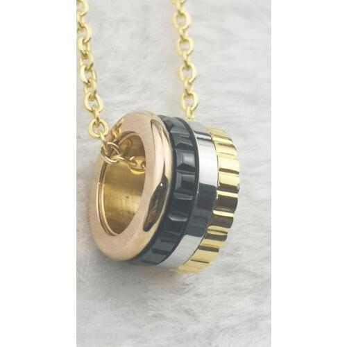 European and american classic women luxe leopard head necklace steel