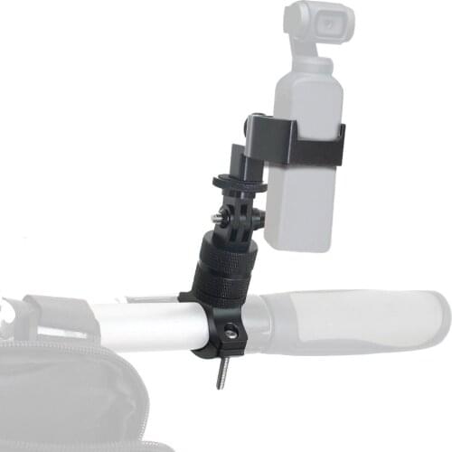 Bike Handlebar Mount Motorcycle Expansion Set 360 Rotation Camera Holder for Osmo Pocket MIJIA MINI Insta360 ONE X for Gopro 8 7