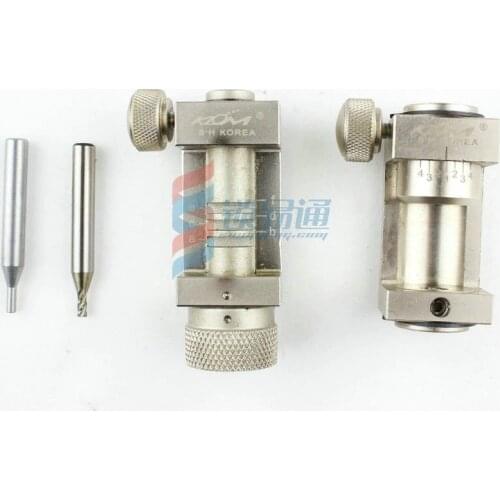 For Ford Mondeo Transit Hexagon Auxiliary Fixture With Cylinder Key cut Machine locksmith tool